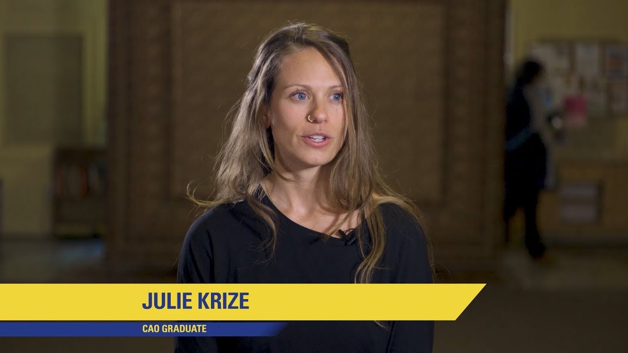 I Really Wanted to Help People | Julie Krize CAO Graduate