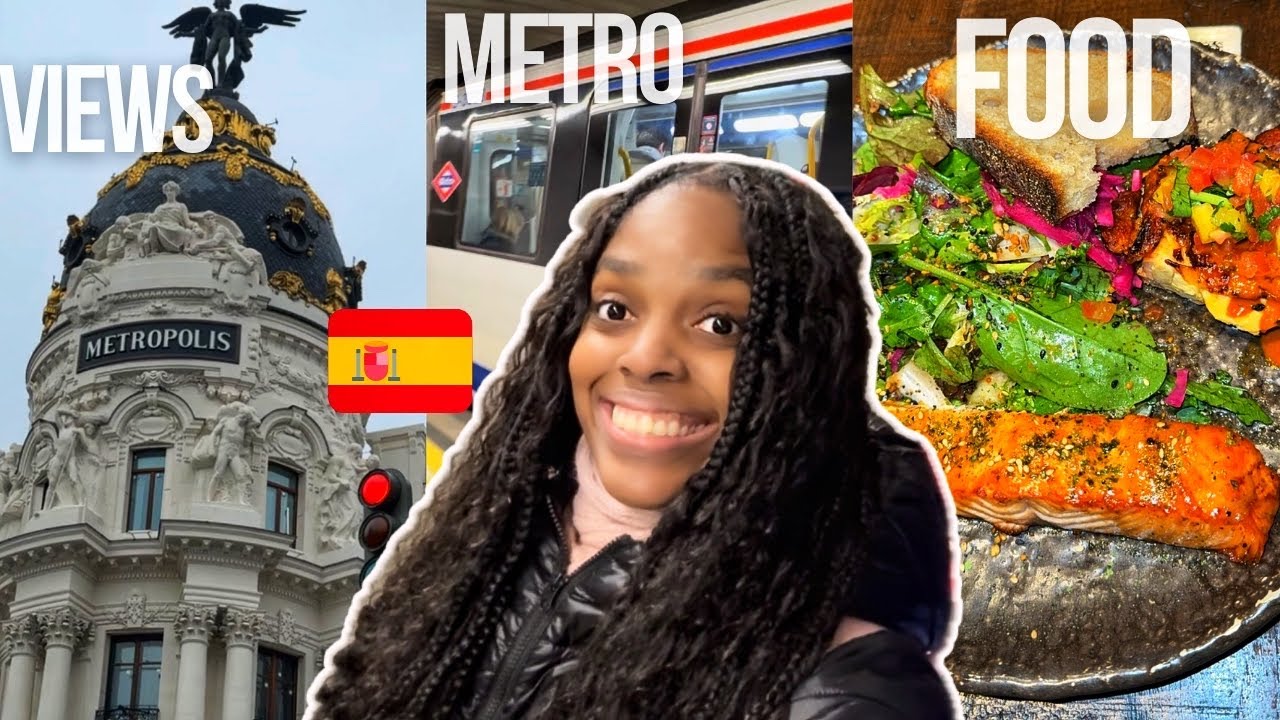 DAY IN THE LIFE IN MADRID SPAIN✨Metro Madrid, Gift Shopping 🎁, BEST Food Madrid!