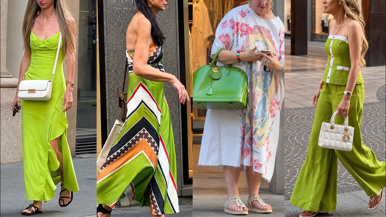 STUNNING FASHION TRENDS INSPIRED BY MILAN STREET STYLE 🇮🇹 ITALIAN ELEGANCE IN AUGUST SUMMER OUTFITS