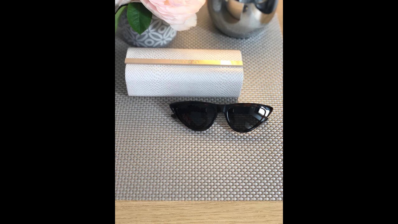 Jimmy Choo Sparks Sunglass Unboxing and Review