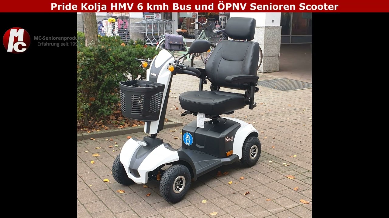 Bus und ÖPNV Senioren Scooter Pride Kolja HMV 6 km/h