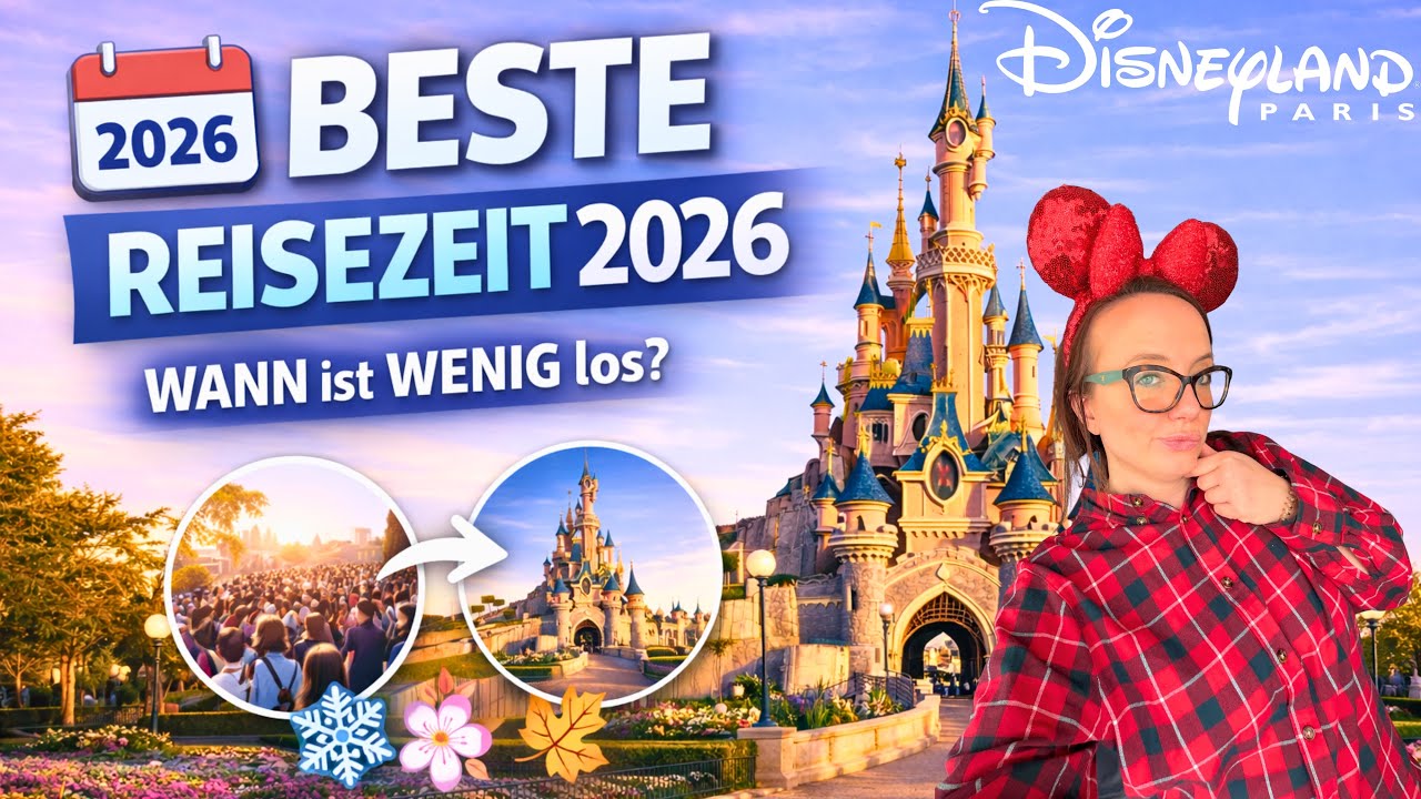 Disneyland Paris 2026: Beste Reisezeit, wenig Andrang & wann du lieber NICHT fahren solltest