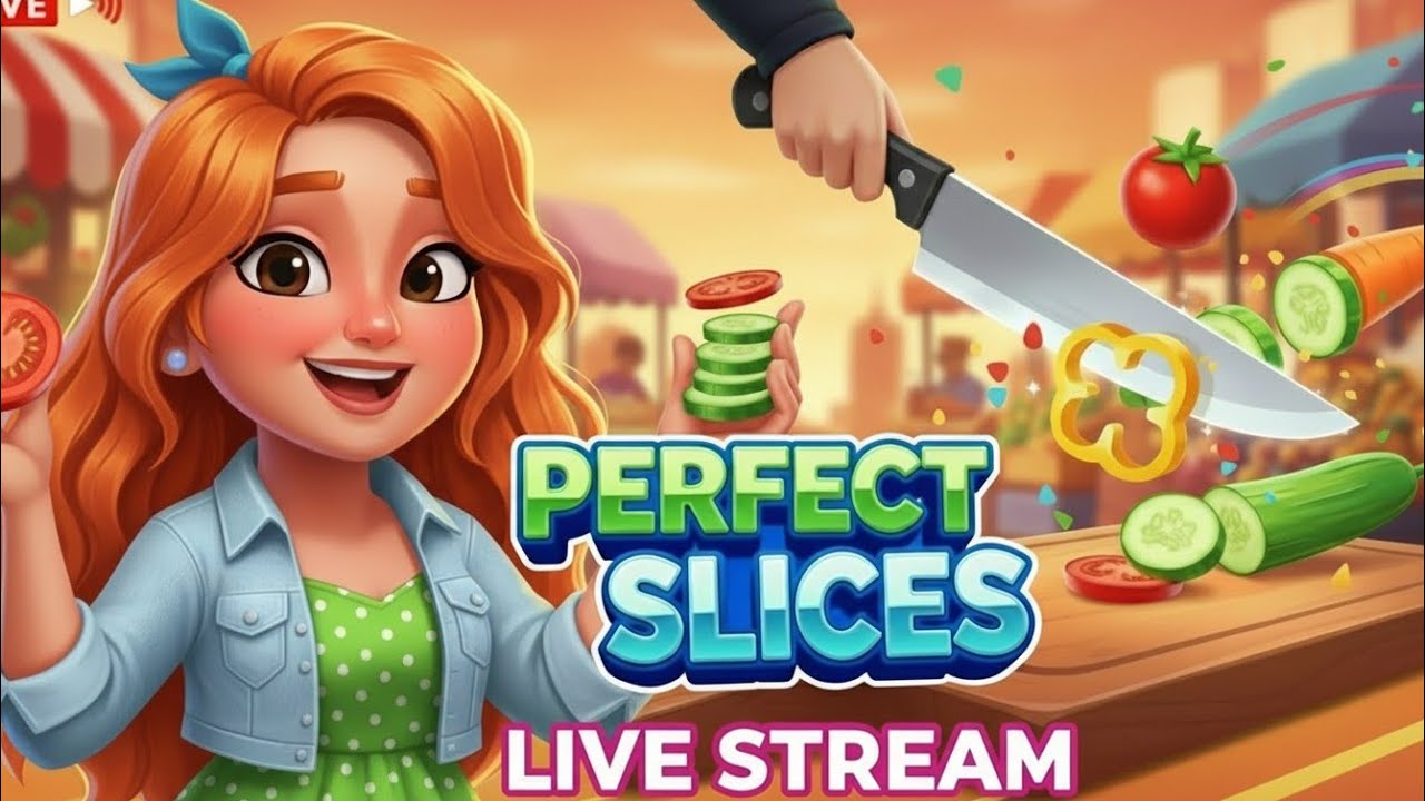 Live 🔴 perfect slices 🔪🍅 (Part-213) #shorts #live #perfectslice #trending #asmr #cuttinggame