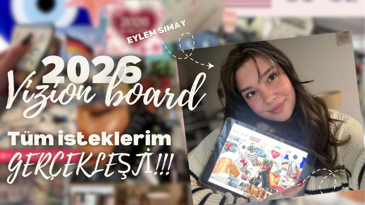 2026 İçin Vision Board | Bu Yıl Her Şey Değişiyor