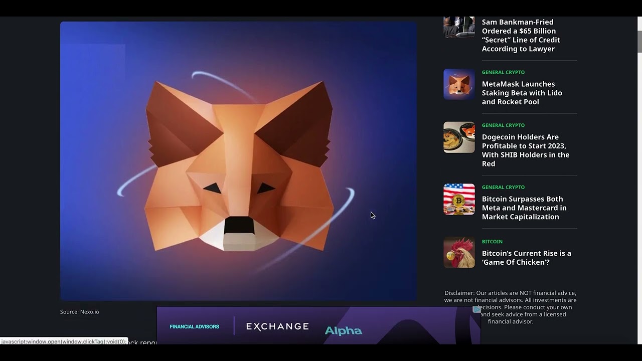 Metamask Wallet Launches Ethereum Staking