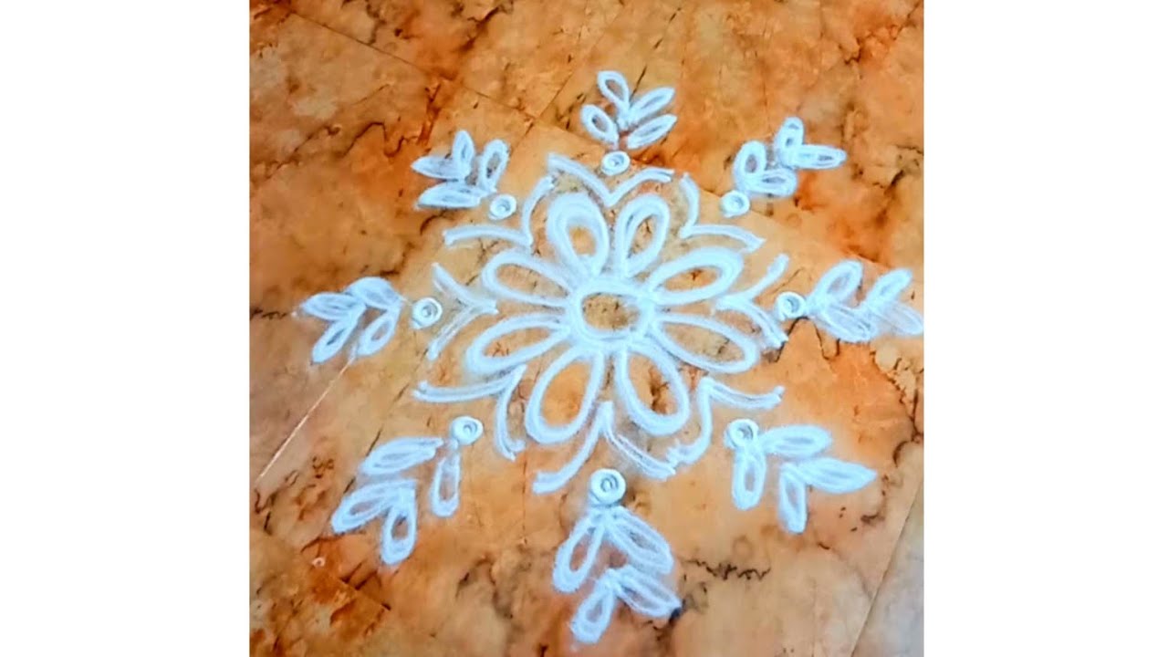 #Simple,Quick And Easy Rangoli 