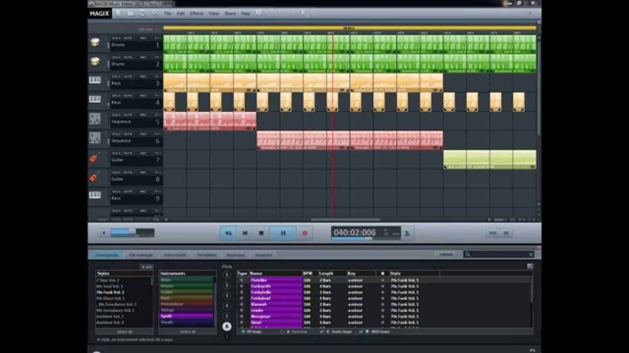 MAGIX Music Maker 2013 - Samples - 23