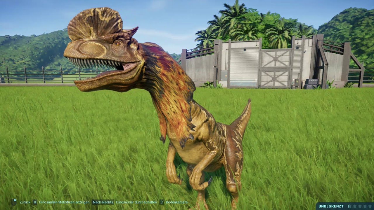Testvideo: Jurassic World Evolution All Dilophosaurus  Skins