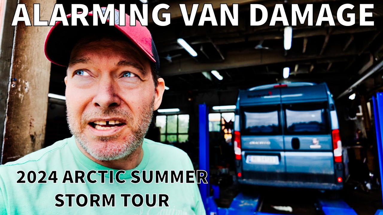 Escaping Massive Rain Storm. Camping. Driving to the Arctic. Cozy Luxury Van Life #vanlife