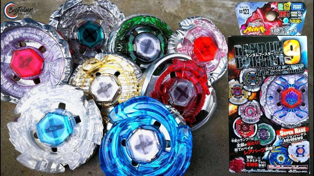 FUSION HADES ! Beyblade Metal Fight Random Booster vol 9 - Unboxing / Review