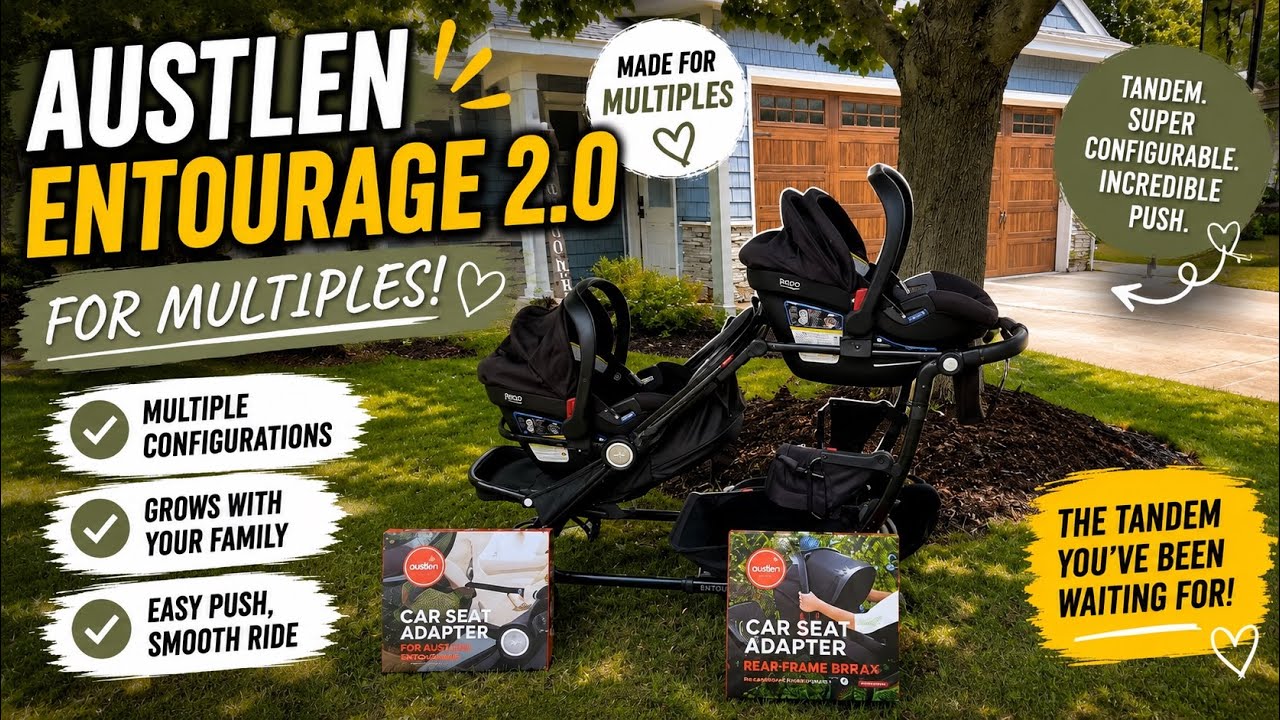 Stroller for 2! ~ Austlen Entourage for Multiples!