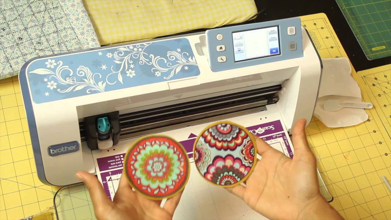 How to make a Fabric Keychain- Scan N Cut DIY Tutorial