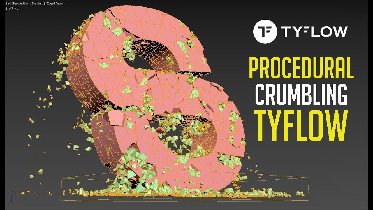 PROCEDURAL CRUMBLING FX - TYFLOW DESTRUCTION TUTORIAL
