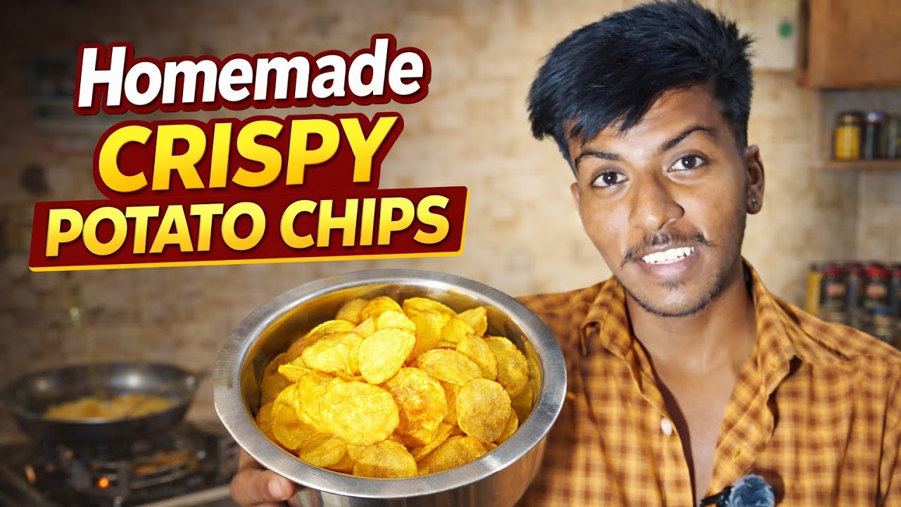 ಮನೆಯಲ್ಲಿ crispy ಆಲೂಗಡ್ಡೆ ಚಿಪ್ಸ್ 😋 ಮಾಡುವ ಸುಲಭ ವಿಧಾನ | Crispy Potato Chips in Kannada | #cooking 