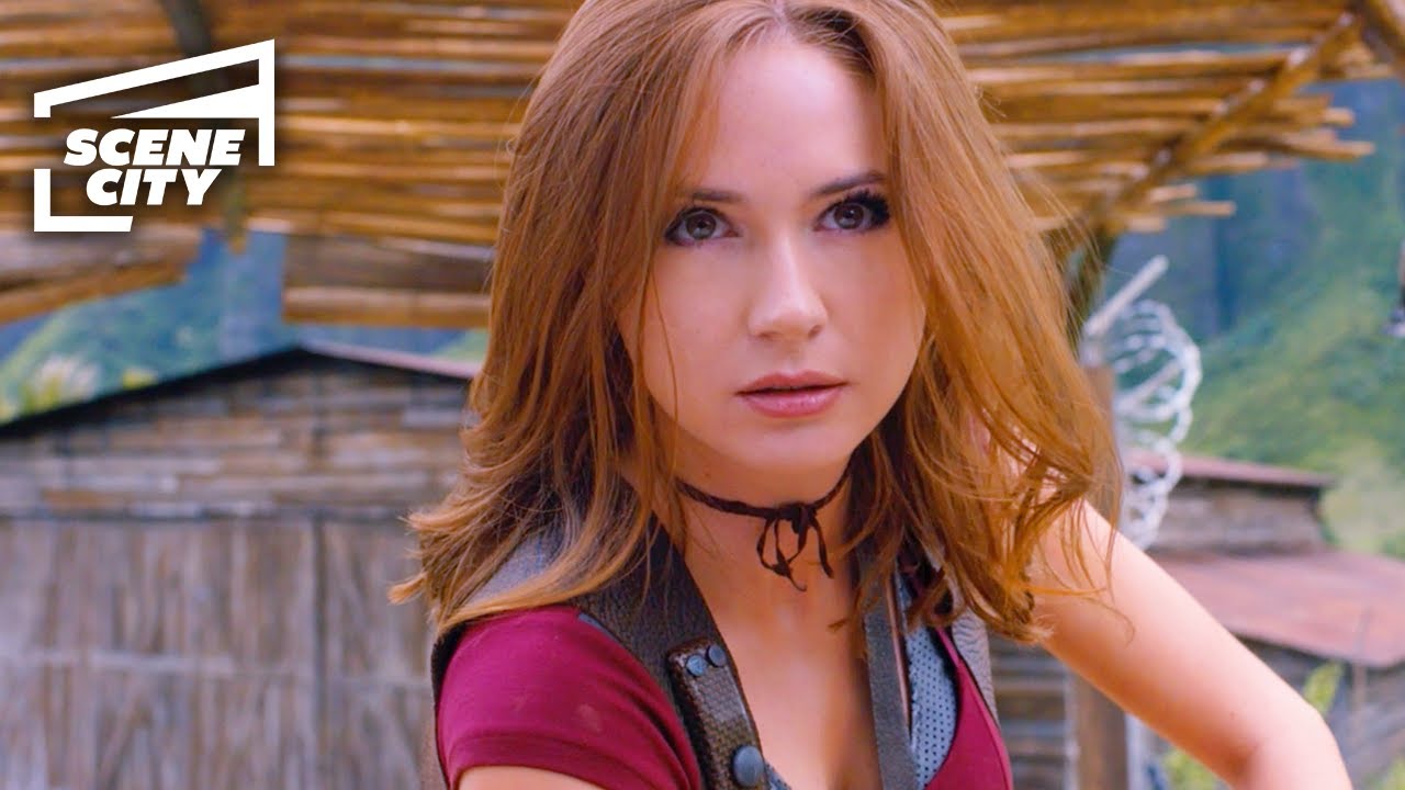 Jumanji Welcome to the Jungle: Dance Fighting Scene (Karen Gillan 4K HD Clip) | With Captions