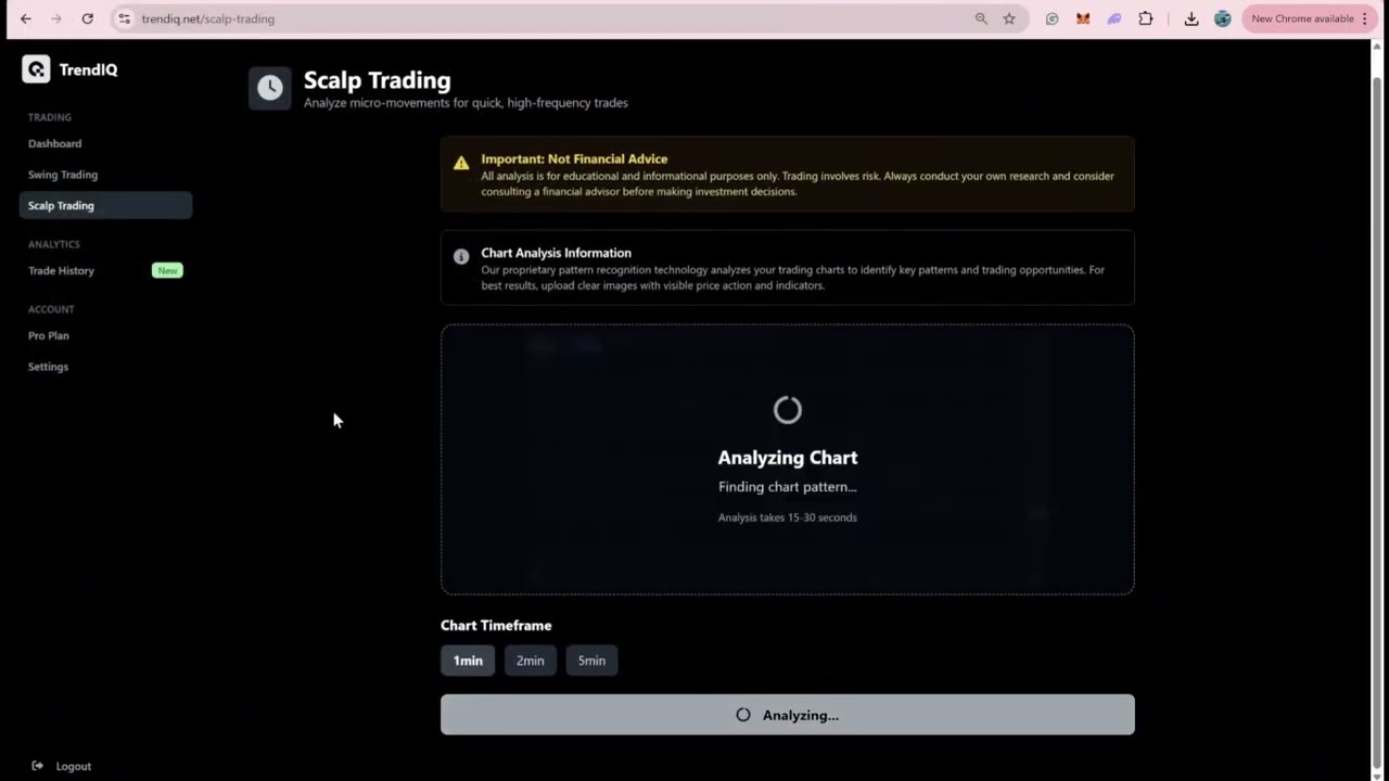 TrendIQ PC Demo AI powered chart analysis