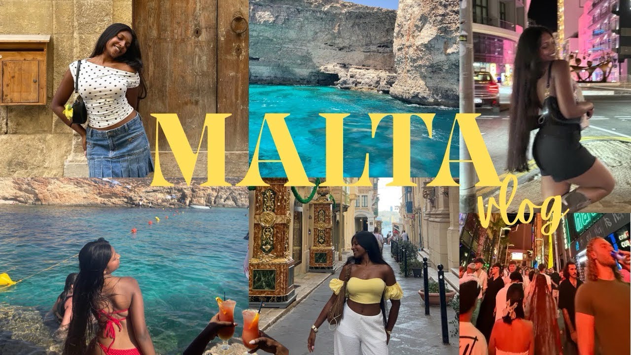 Living our best life in MALTA 🌴✨ blue lagoon, clubbing & chaos 🇲🇹🎤💃