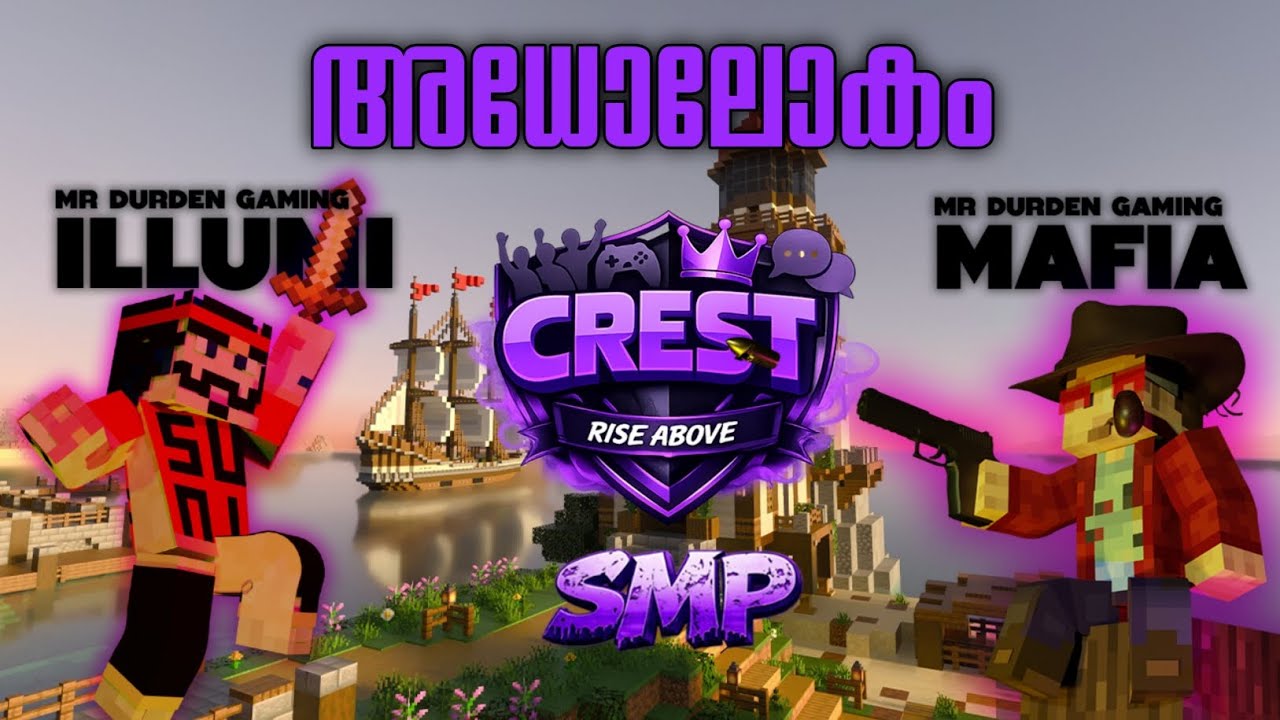 Malayali Minecraft Community SMP 😎 | Crest Network | Mr DURDEN | MINECRAFT 