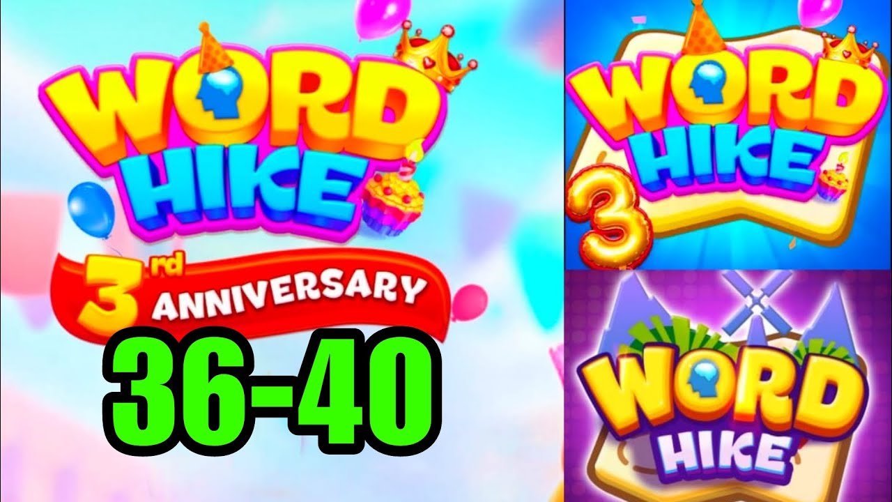 WORD HIKE level 36 37 38 39 40