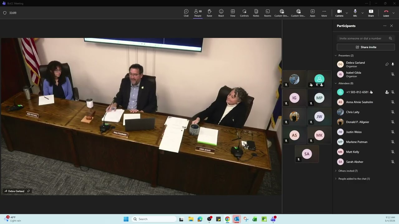 Board Meeting Audio 3/4/2026