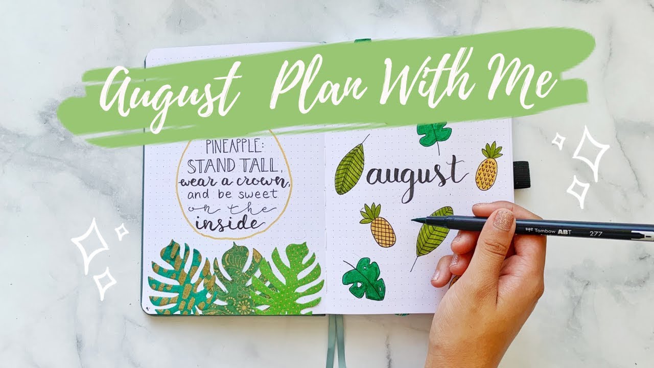 PLAN WITH ME | August 2019 Bullet Journal Set Up