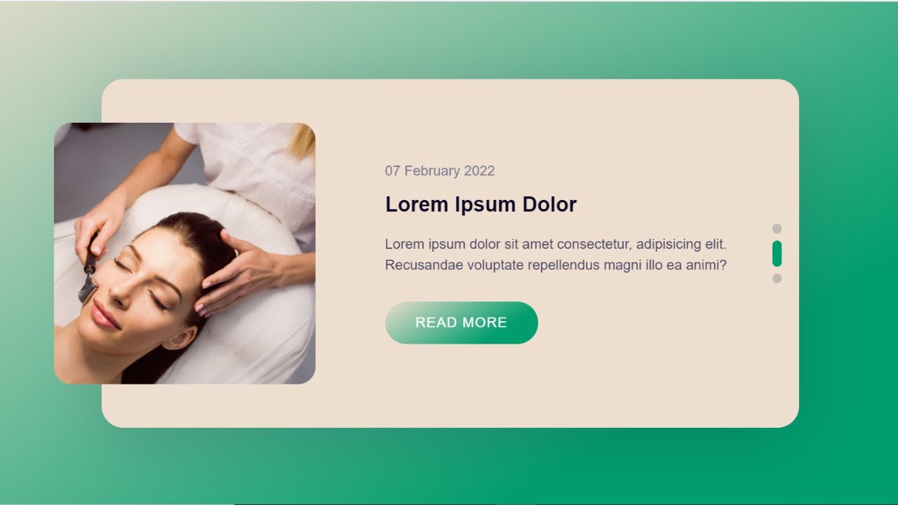 How To Make Responsive Blog Card Slider Design Using HTML & CSS | Website Tutorial 2022