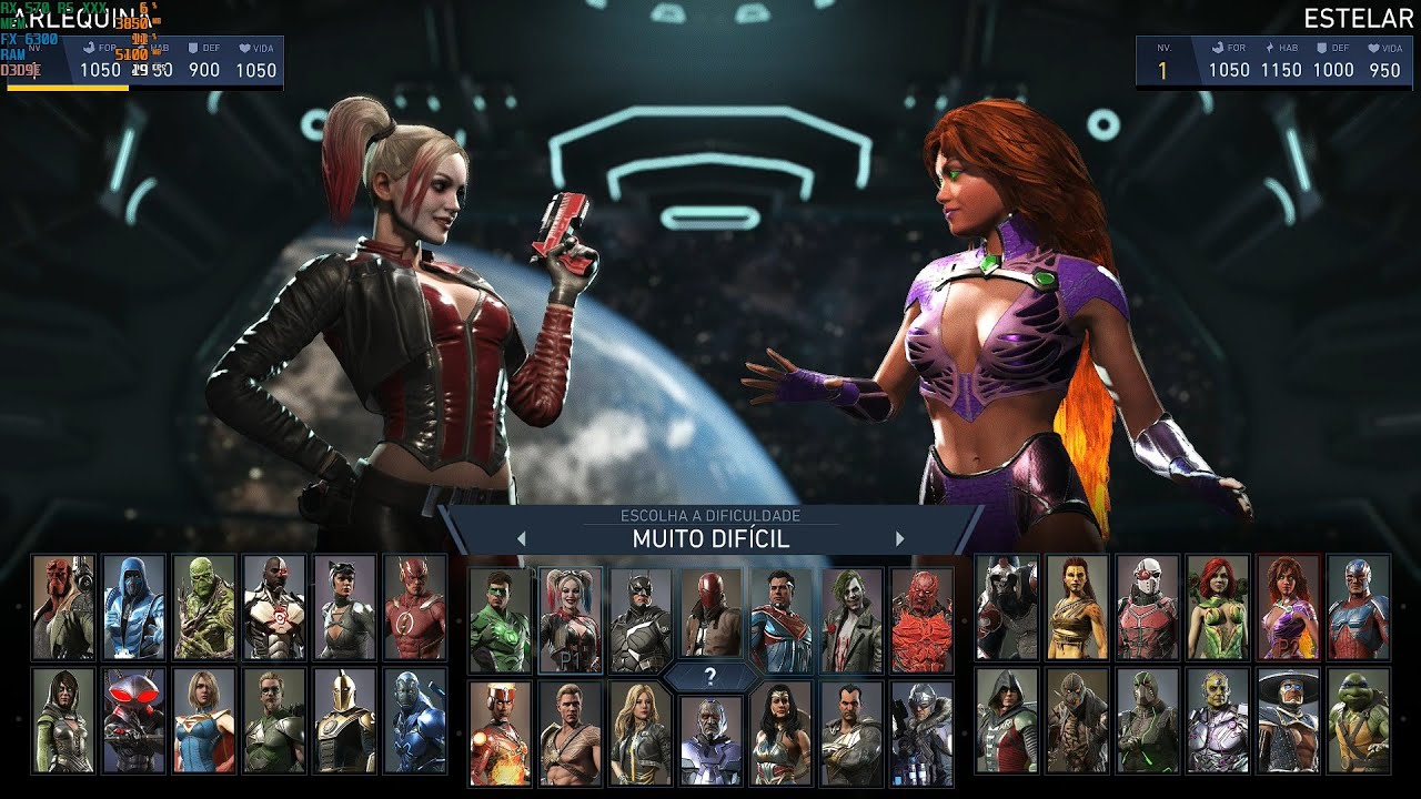 Injustice 2   Arlequina vs Estelar