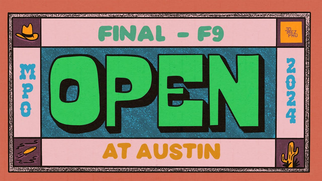 2024 The Open at Austin | MPO FINALF9 | Anttila, Buhr, Orum, Anderson | Jomez Disc Golf