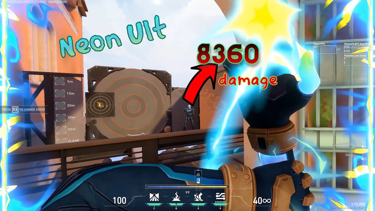 neon ult damage #valorant #neon #neonUlt