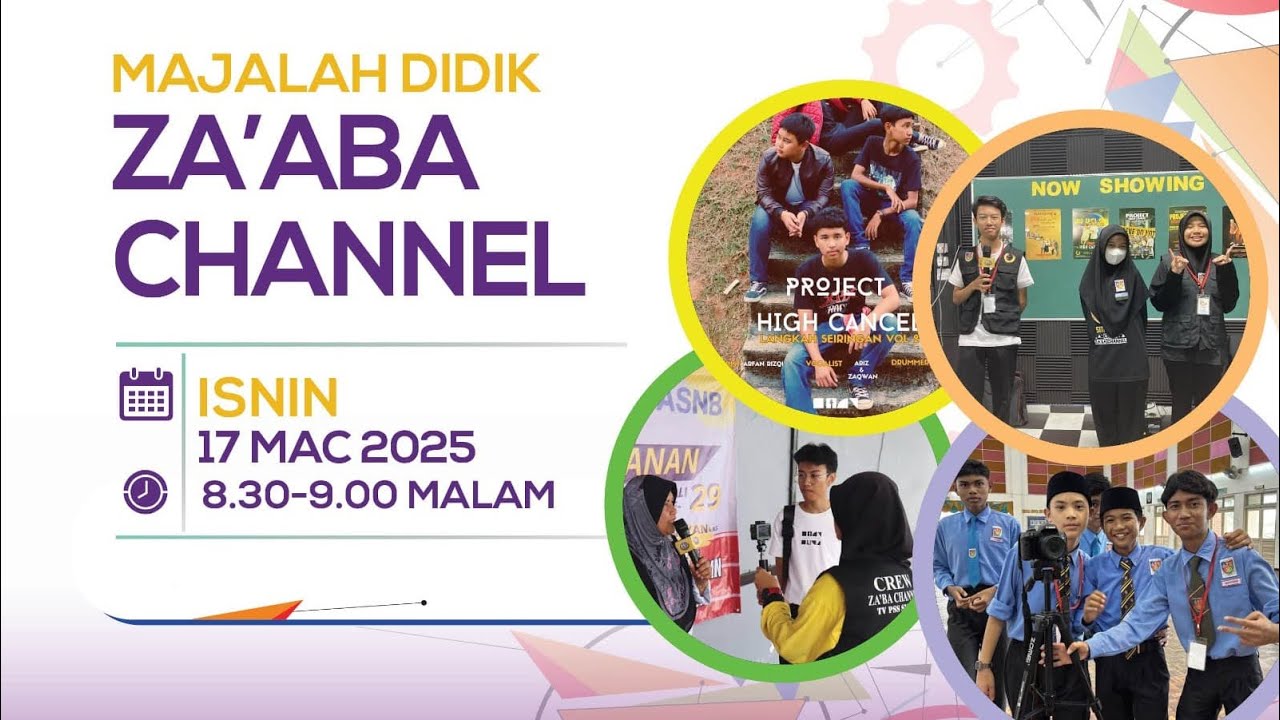 Za'ba Channel dalam Majalah Didik di NTV7 (DidikTV KPM)