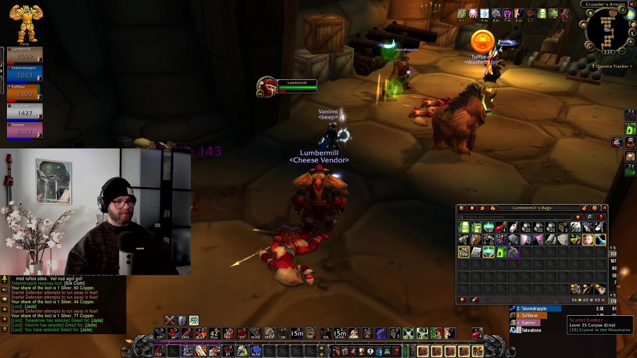 40+ TBC WARRIOR LEVELING STREAM | Classic Anniversary Dreamscythe