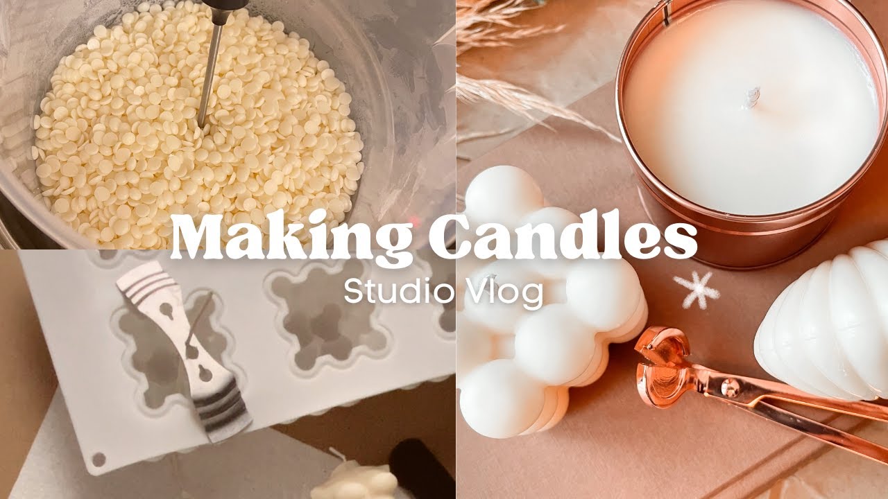 A day in the life a candle maker | Candle Studio Vlog #5