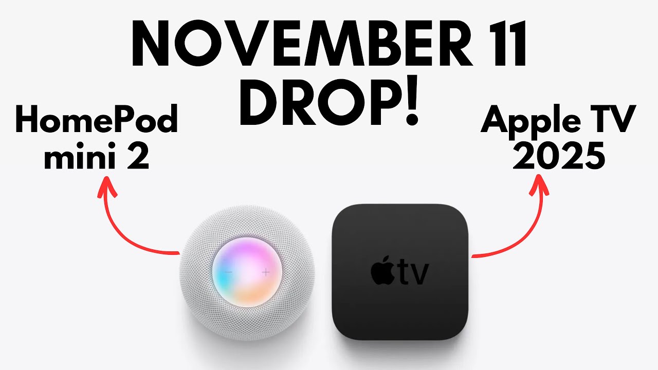 Новые HomePod mini 2 и Apple TV 2025 появятся 11 ноября!