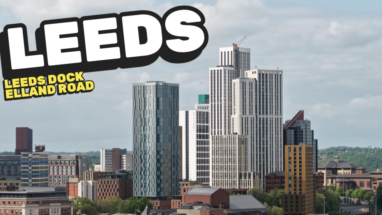 INCREDIBLE views of LEEDS, Yorkshire | Skyline, Stadiums & City Views! 4K Drone Tour 2026 🇬🇧