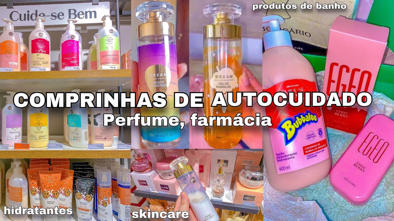 VLOG COMPRINHAS DE AUTOCUIDADO E PERFUMARIA 💗🧖🏻‍♀️oboticário, banho, farmácia