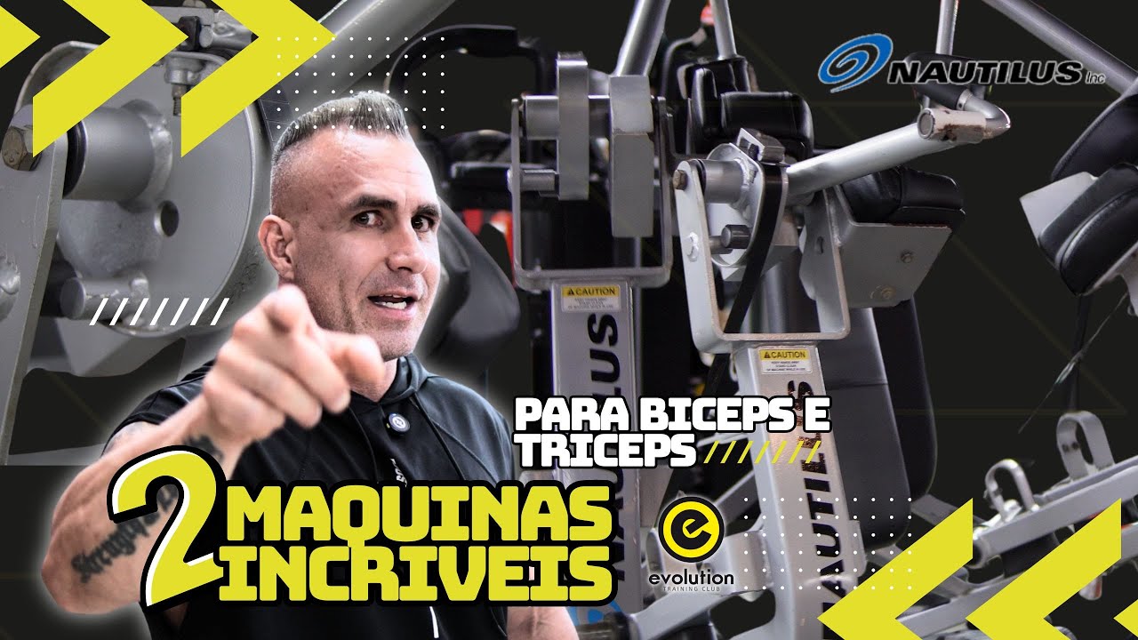 Série Maquinas - 2 maquinas incríveis  | tríceps extesion e biceps curl - Nautilus
