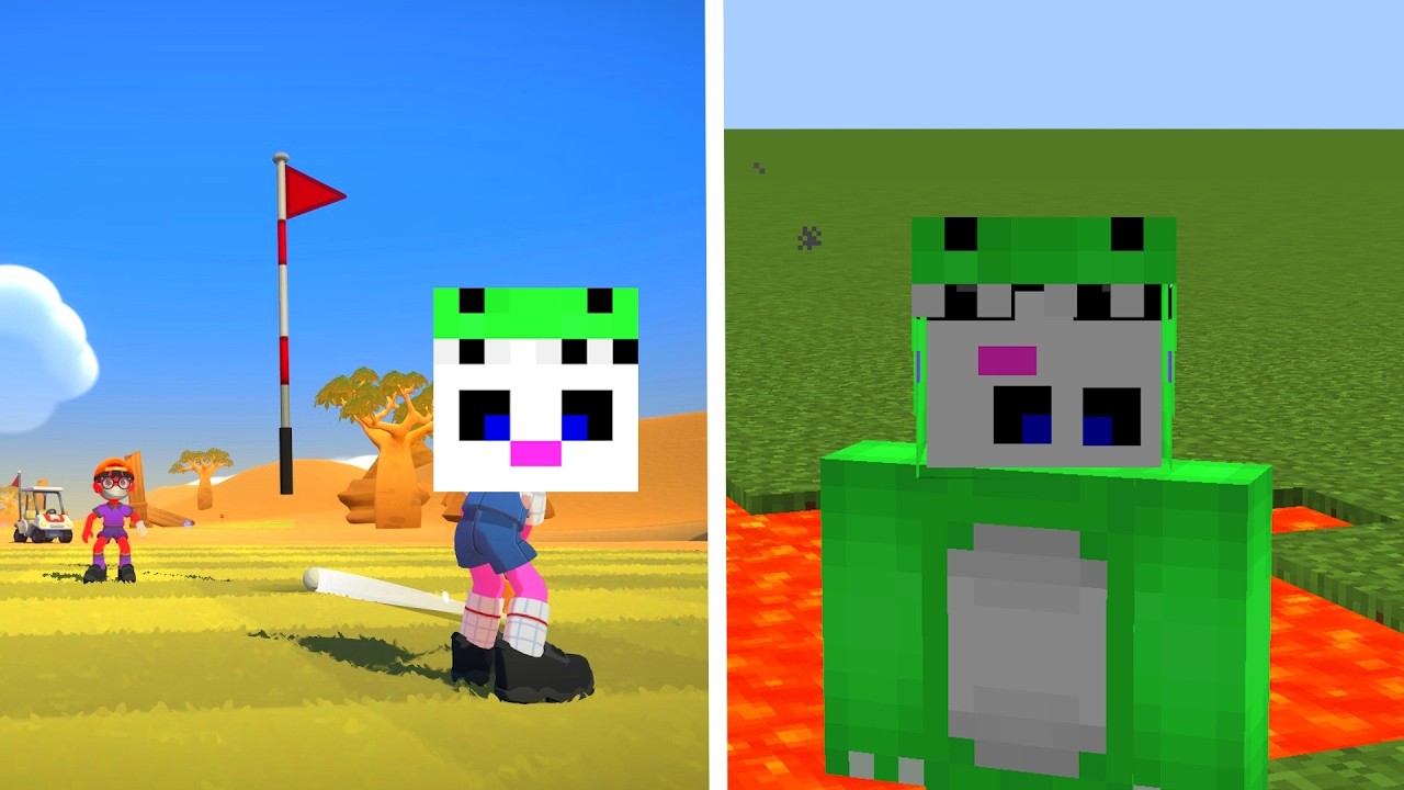 🔴 JUGAMOS AL JUEGUITO DE GOLF CON OTROS ENEMIGOS Y MINECRAFT