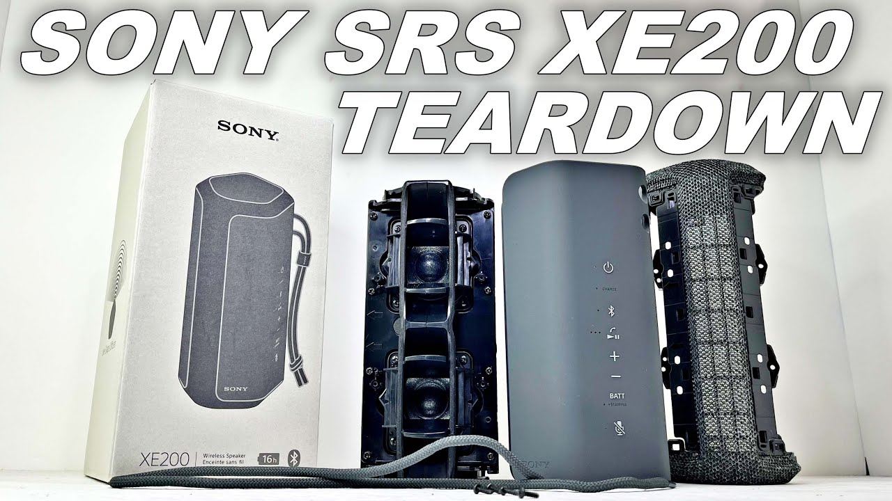 SONY SRS XE200 COMPLETE TEARDOWN !!!