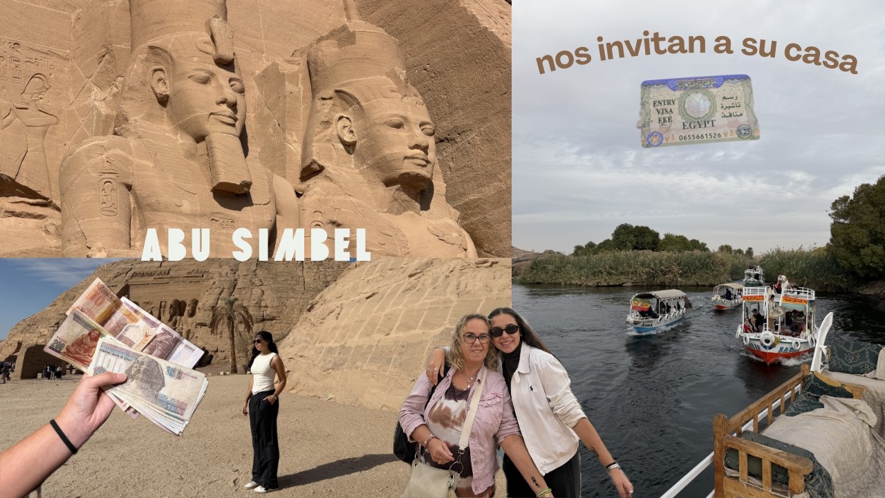 Visitamos el templo más IMPRESIONANTE de Egipto y acabamos en una casa NUBIA