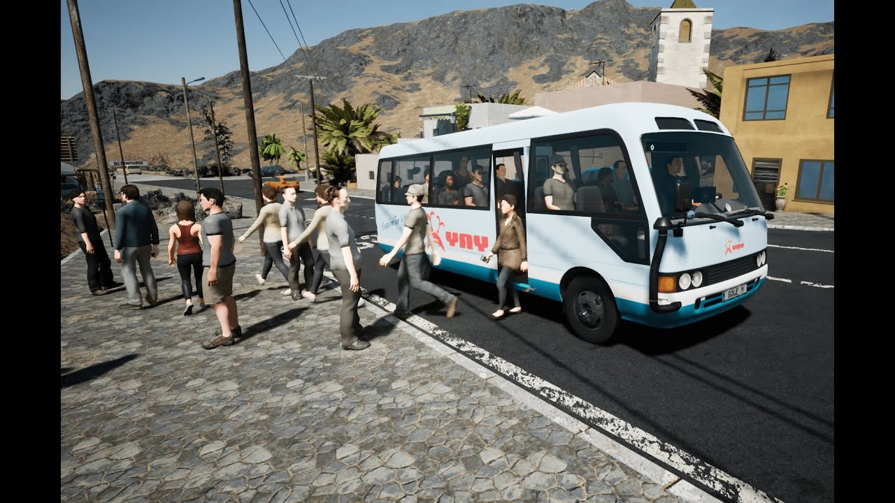 Tourist Bus Simulator - BB40 (Classic Minibus) | Amazing Mountain Road | Logitech G29 Gameplay
