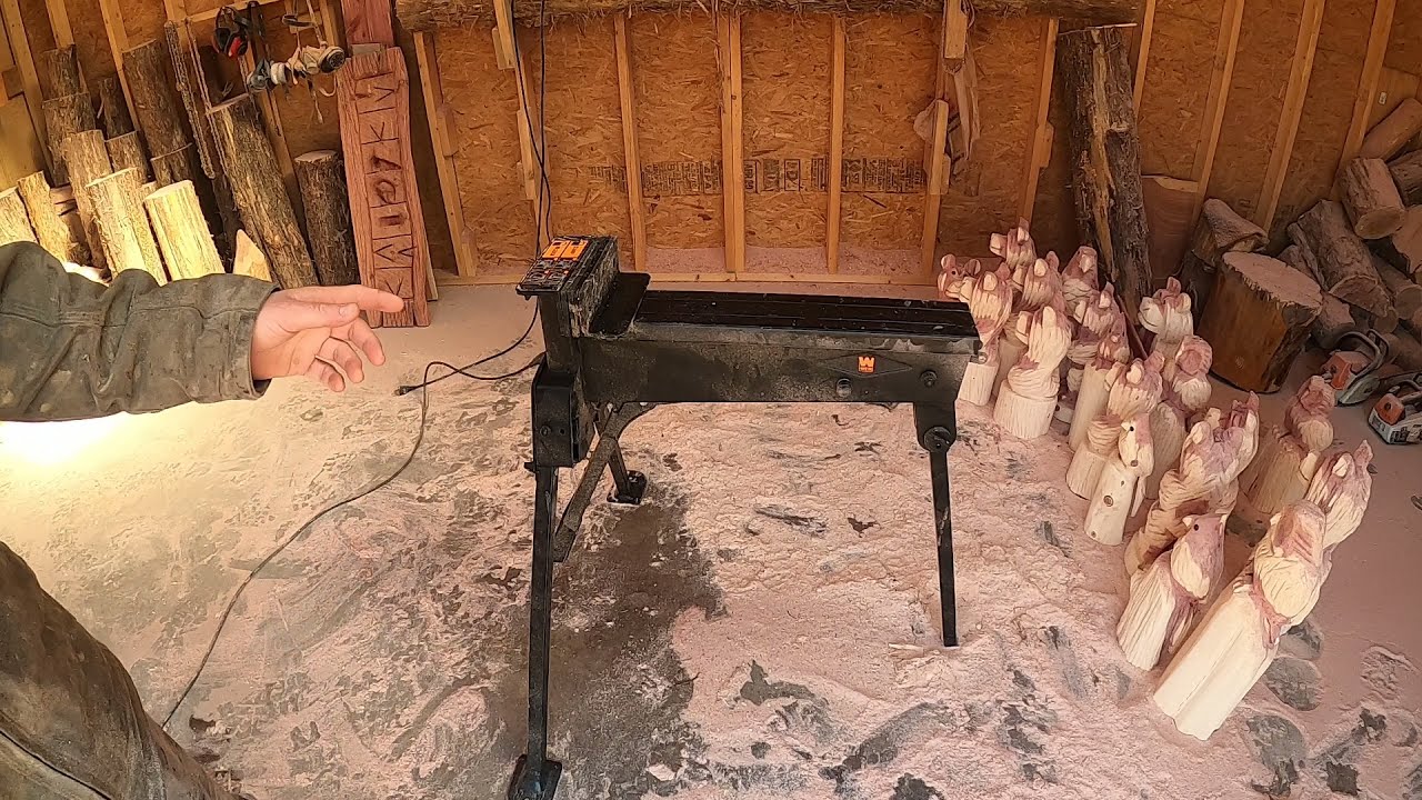 Jawhorse review-why its so good for chainsaw carving