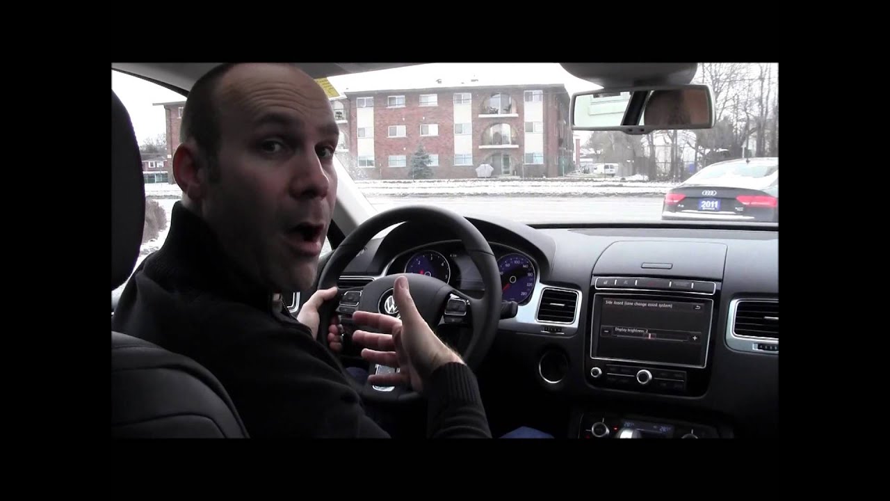 2015 VW Touareg Test Drive Blind Spot Demo at Volkswagen Waterloo with Robert Vagacs