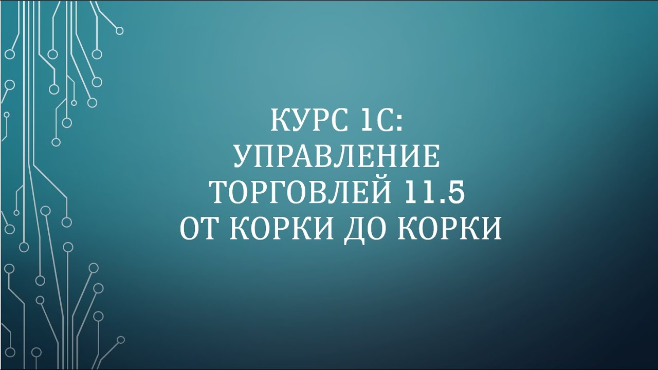 0003. 1С: УТ 11.5. Организации. Общая информация