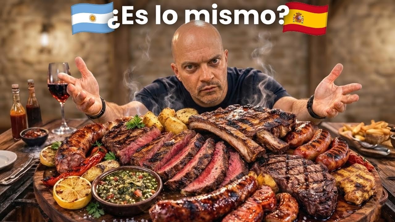 Pruebo PARRILLADA TÍPICA ARGENTINA en ESPAÑA 🥩 ¿Es lo mismo? 🇦🇷 🇪🇸
