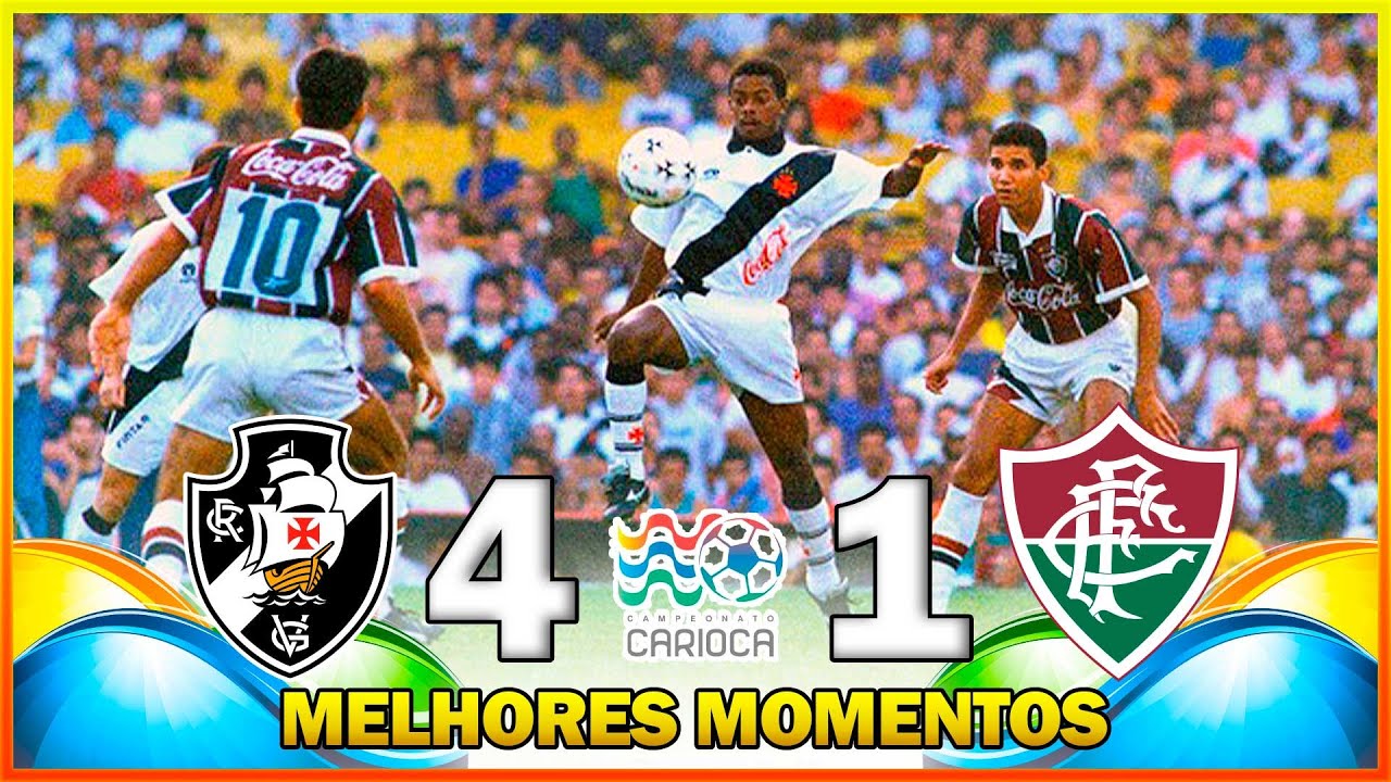 VASCO 4 x 1 FLUMINENSE ● MELHORES MOMENTOS ● CAMPEONATO CARIOCA 1994 ● TAÇA GUANABARA ● FINAL