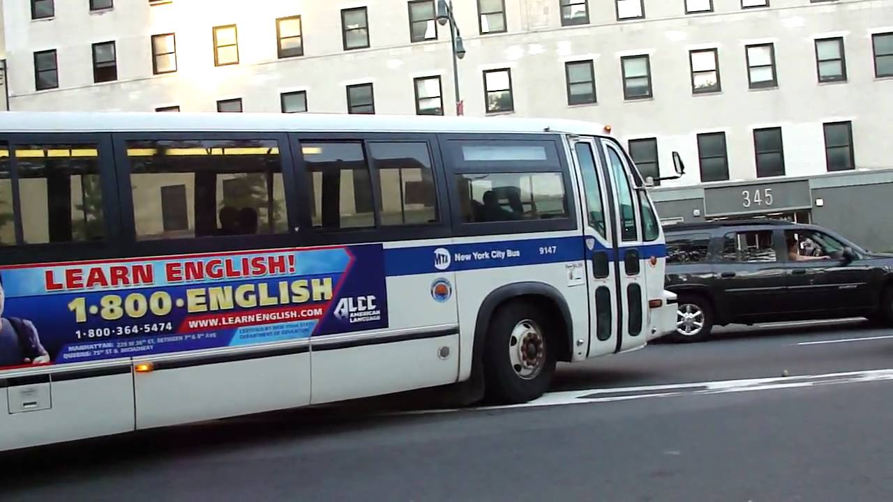 MTA New York City Bus 1996 NovaBus RTS-06 9147 On The B38 @ Cadman Plaza
