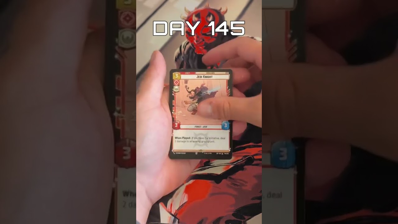 Opening a pack every day: Day 145 #swu #starwarsunlimited #packopening