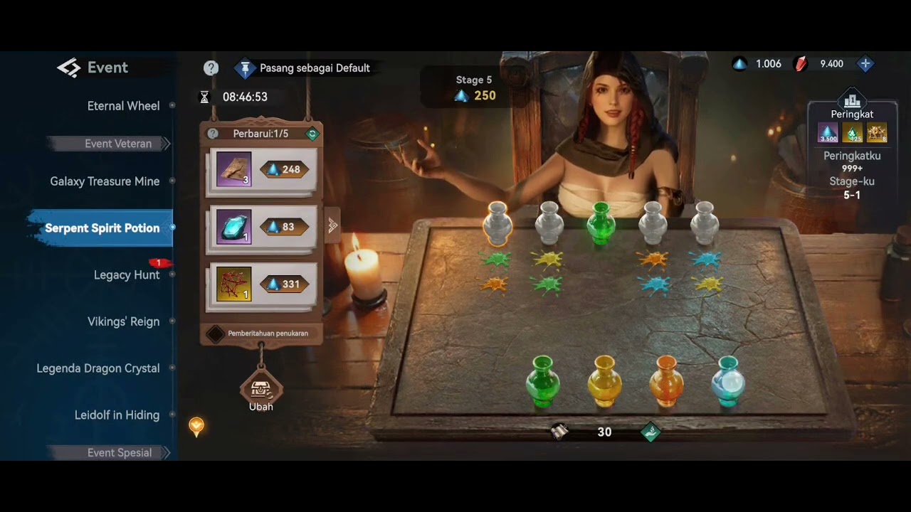 Serpent Spirit Potion Gameplay | Viking Rise | Tips bermain