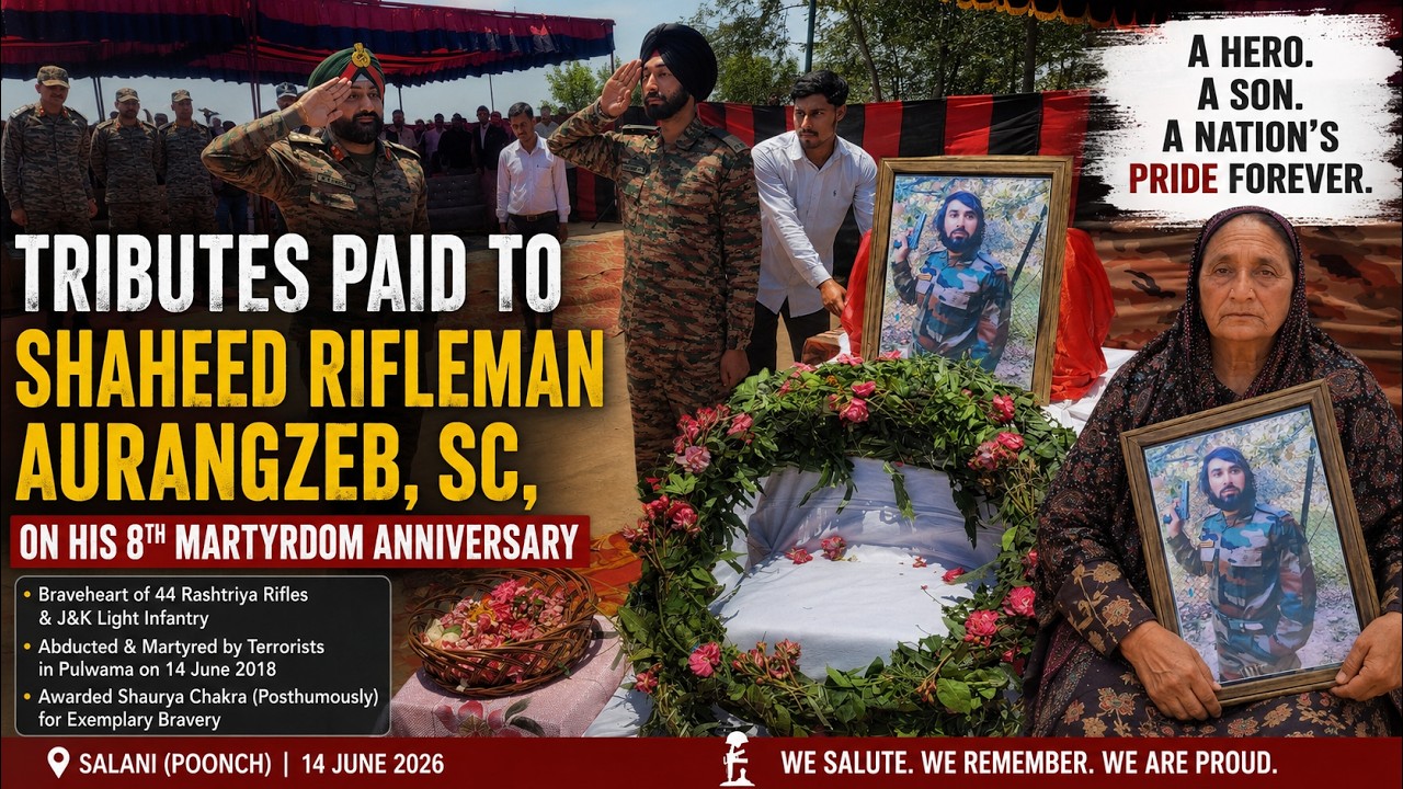 Tributes Paid to Shaheed Rifleman Aurangzeb, SC, on His 8th Martyrdom Anniversary
