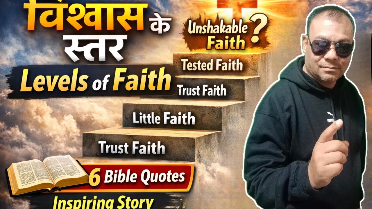 विश्वास के स्तर | Levels of Faith | Little Faith से Unshakable Faith तक | Hindi+English |